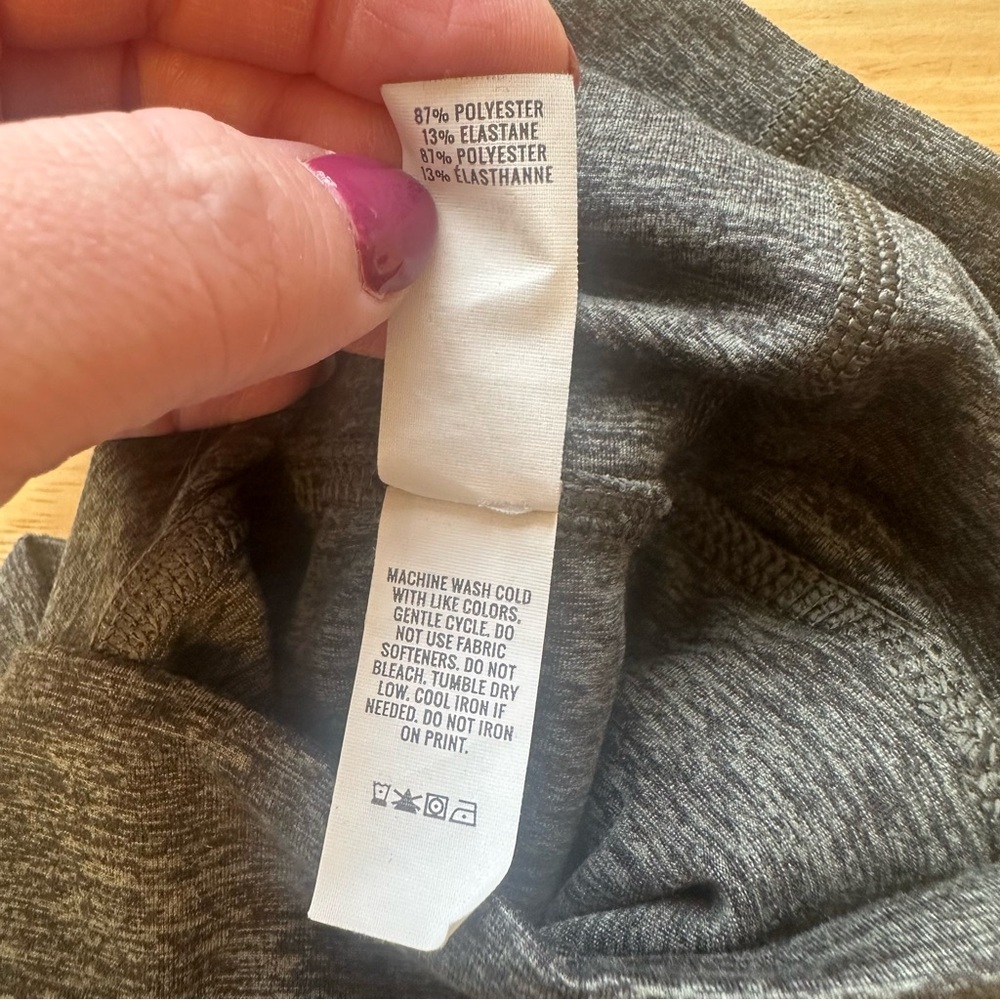Offline By Aerie The Hugger Legging Hi-Rise Dark Gray Size M Medium Pockets - Picture 9 of 9